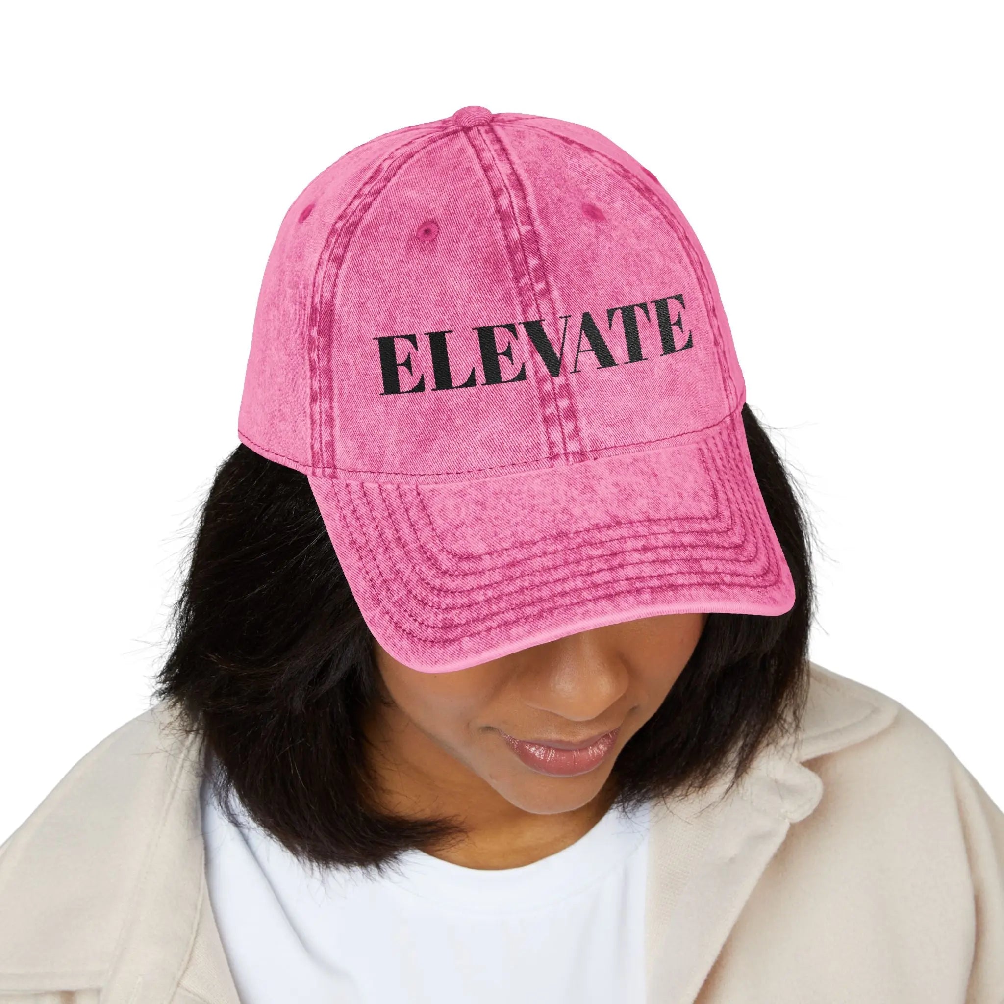 Elevate Vintage Distressed Cap | Minimalist Streetwear Hat Printify
