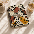 Wild Harmony Spiral Notebook | Abstract Animal Print Journal Printify