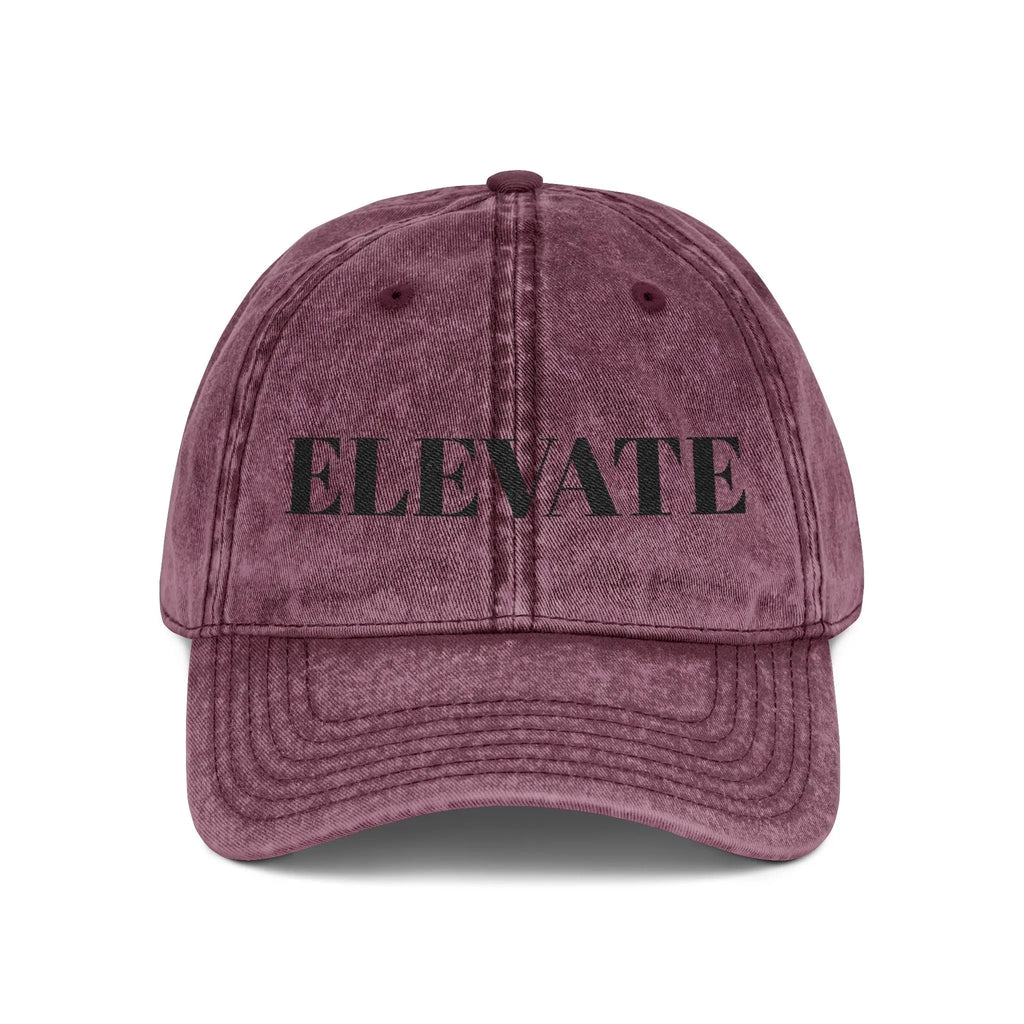 Elevate Vintage Distressed Cap | Minimalist Streetwear Hat Printify