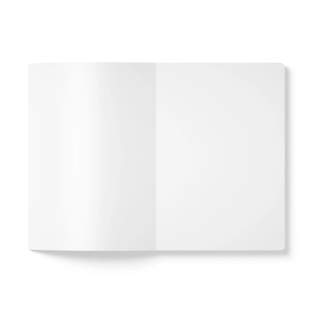 Hard Cover Clear Notebook — Kawaii Kitty Doodle Printify