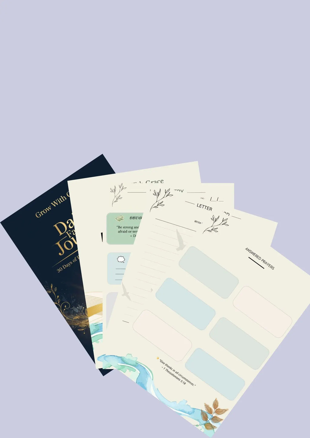 Guided Devotional Journal | Daily Faith & Prayer Growth